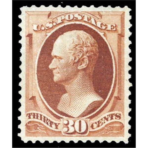 1888, 30¢ Hamilton, orange brown