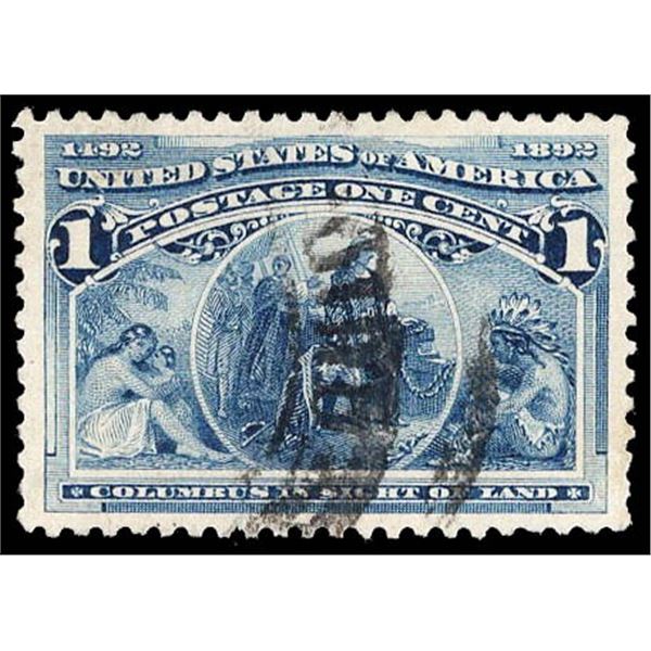 1893, 1¢ Columbian