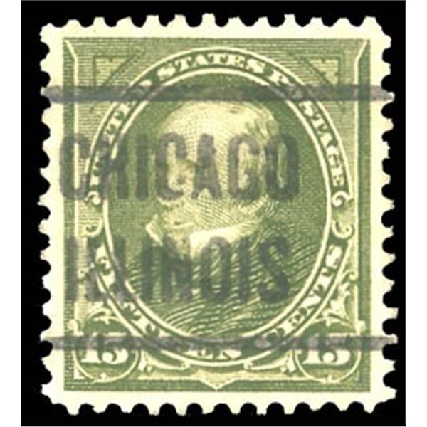 1898, 15¢ Clay, olive green