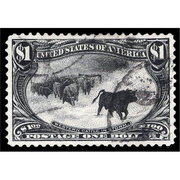 1898, $1 Trans-Miss.