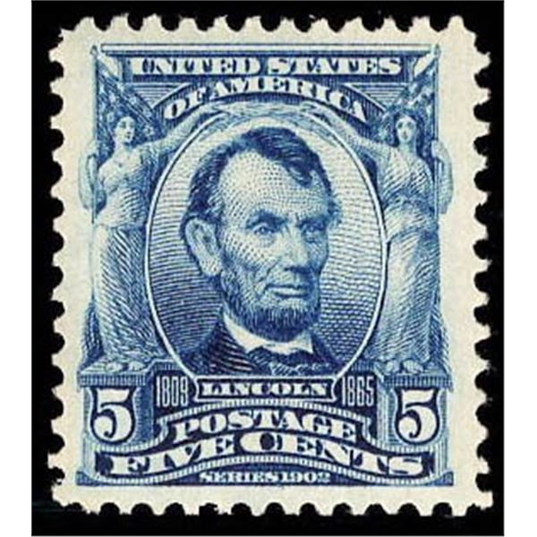 1903, 5¢ Lincoln, blue
