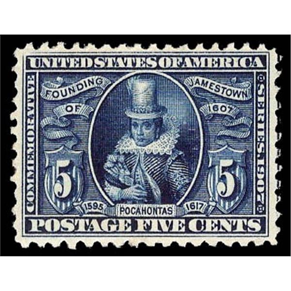 1907, 5¢ Jamestown
