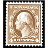 Image 1 : 1911, 4¢ Washington, brown, S.L. watermark