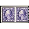 Image 1 : 1911, 3¢ Washington, deep violet, S.L. watermark, horizontal coil