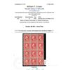 Image 2 : 1916, 5¢ Washington, carmine color error, unwatermarked, perf. 10