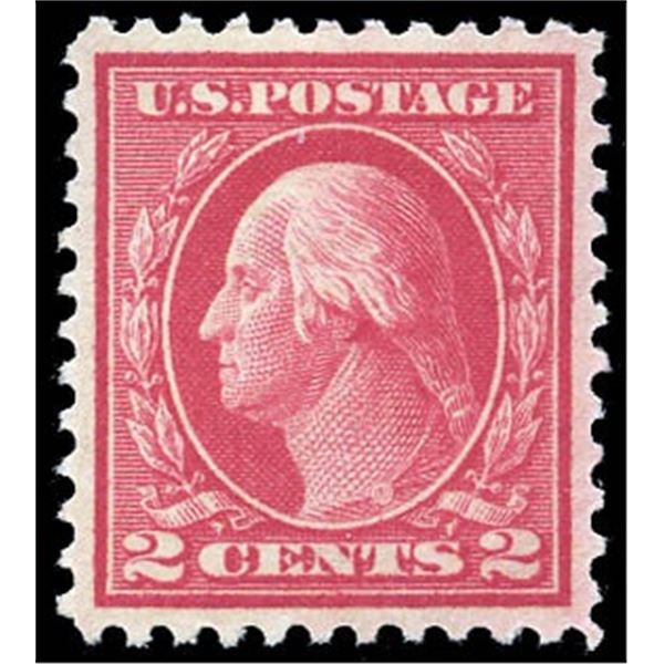 1917, 2¢ Washington, rose, type I, perf. 11