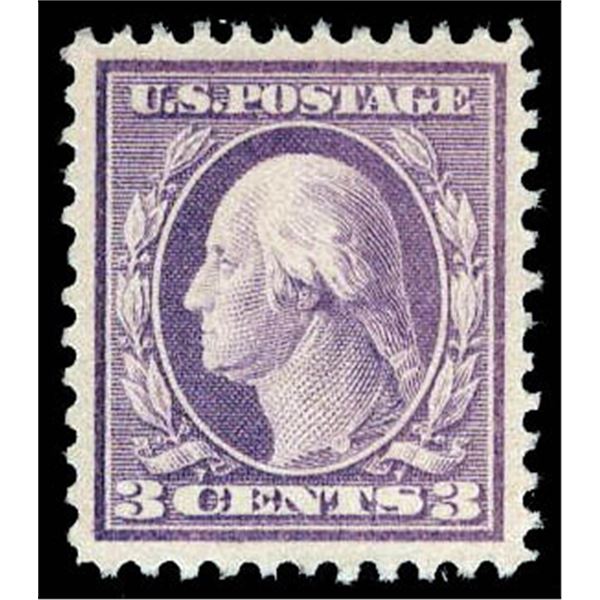 1917, 3¢ Washington, light violet, type I, perf. 11