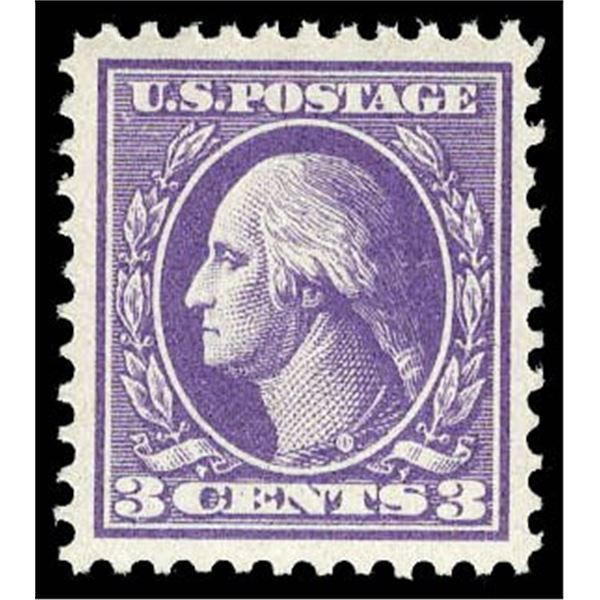 1918, 3¢ Washington, purple, type IV, offset printing