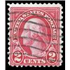 Image 1 : 1926, 2¢ Washington, type I, rotary press printing, carmine lake color error