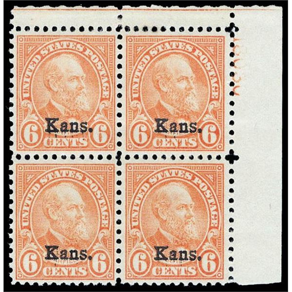 1929, 6¢ Kans.