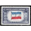 Image 1 : 1943, 5¢ Overrun Countries: Yugoslavia, reverse printing of flag colors