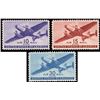 Image 1 : Airmail, 1941, 10¢, 15¢ and 30¢ Transport