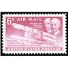 Image 1 : Airmail, 1949, 6¢ Wright Brothers