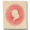 Image 1 : Envelope, War Dept., 1875, 1¢ red on amber