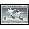Image 1 : Federal Duck Stamp, 1947, $1 Snow Geese
