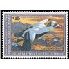 Image 1 : Federal Duck Stamp, 1992, $15 Spectacled Eider