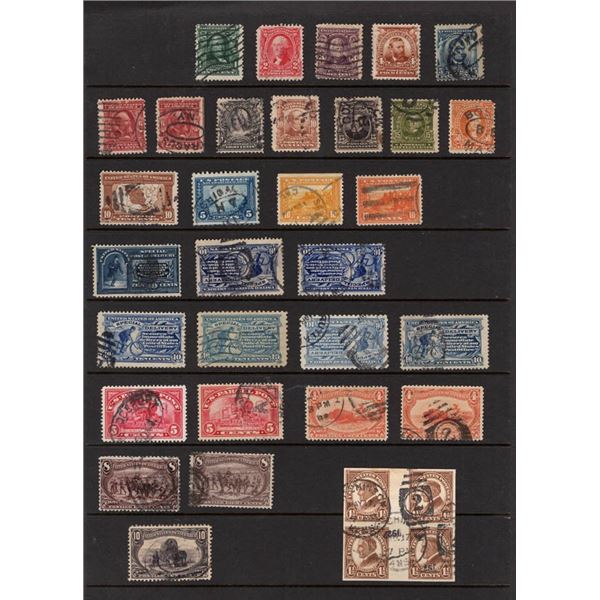 1898-1913, an eclectic group of 49 used stamps