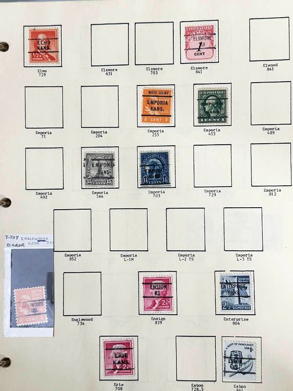 Precancels, 1920's80's, an extensive specialized collection