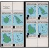 Image 1 : Micronesia, 1986, 22¢ surcharges on 20¢ First Issue, 2 different unlisted varieties of the surcharge