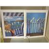 Image 1 : 2 Framed Beach Prints