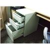 Image 1 : White 3 Drawer Rolling Pedestal