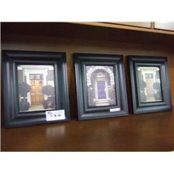 3 Framed Door Prints