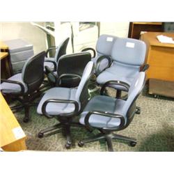 Blue Steelcase Ergo Gas Lift Chair