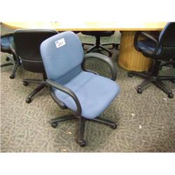 Deep Blue Steelcase Ergo Gas Lift Task Chair