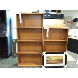 Honey Oak 6 Foot Bookcase