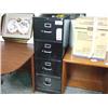 Image 1 : Hon Black 4 Drawer Legal Size Vertical Filing