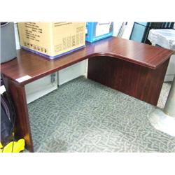 Mahogany Corner L-shape Computer Desk