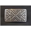 Image 1 : Navajo Rug Pattern Belt Buckle by Dan Jackson