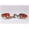 Image 2 : Texas Style Double mounted unmarked spurs with Silver Dollars and Indian Head Coins