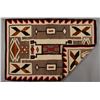 Image 3 : Navajo JB Moore Plate Storm Pattern Rug