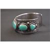Image 2 : Vintage Row Bracelet with 7 Turquoise Stones