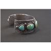 Image 3 : Vintage Row Bracelet with 7 Turquoise Stones