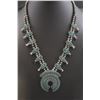 Image 1 : Zuni Squash Blossom Necklace 12 Blossoms