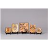 Image 1 : Lot of 5 Hopi Tiles with Kachina Figures