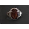 Image 1 : Vintage Silver Cuff with Oval Agate