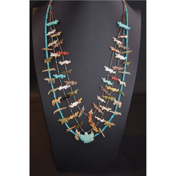 Lot of 2, Multi Color Fetish Necklaces