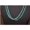 Image 3 : Lot of 3 Necklaces: 1) Turquoise 2-Strand, 2) Silver Birds with Turquoise Inlay, 3) Choker Shell