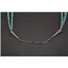 Image 4 : Lot of 3 Necklaces: 1) Turquoise 2-Strand, 2) Silver Birds with Turquoise Inlay, 3) Choker Shell