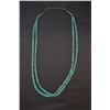 Image 5 : Lot of 3 Necklaces: 1) Turquoise 2-Strand, 2) Silver Birds with Turquoise Inlay, 3) Choker Shell