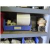 Image 8 : Contents of Shelf: PVC Couplings, Hardware, Clamps, etc (Shelf not included)