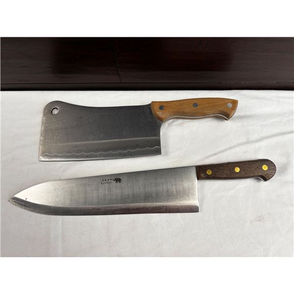 2 Large Kitchen Knives