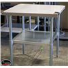 Image 1 : NEW 30" X 30" X 34" STAINLESS STEEL WORKTABLE W/