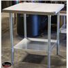 Image 1 : NEW 30" X 30" X 34" STAINLESS STEEL WORKTABLE W/