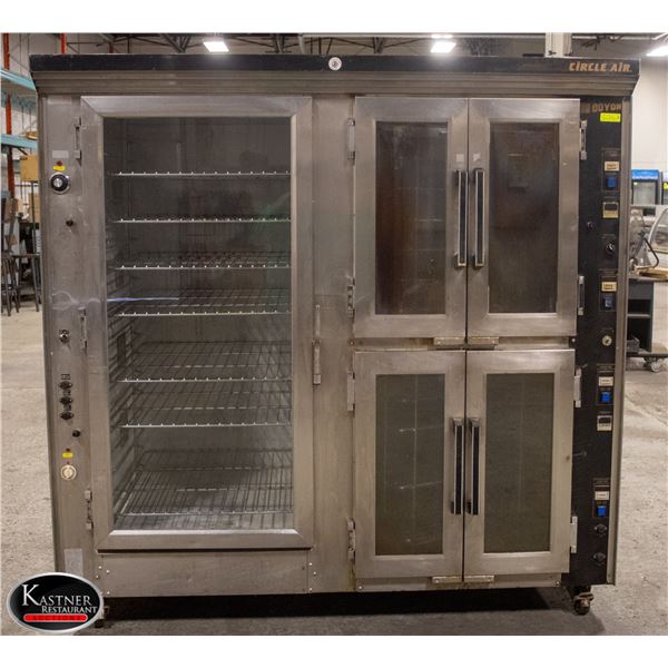 DOYON CIRCLE AIR DOUBLE OVEN / PROOFER ON CASTORS