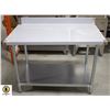 Image 1 : NEW 30" X 48" X 34" STAINLESS STEEL WORKTABLE W/