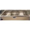 Image 2 : VALU-LINE HUSSMAN 3 WELL BUFFET TABLE W/ CASTORS